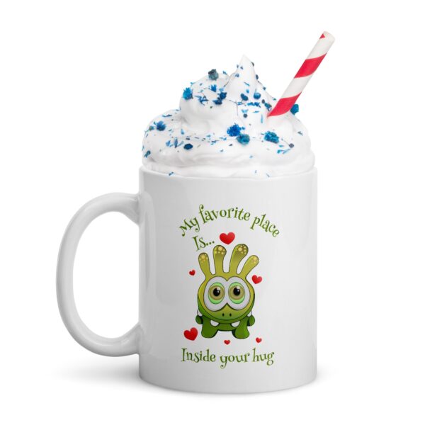 My Favorite Place White glossy mug