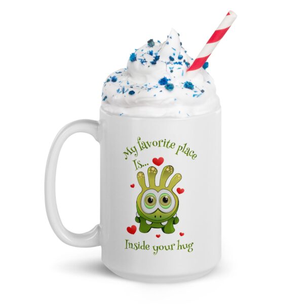 My Favorite Place White glossy mug