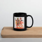 Balletic Dreamland Fashion Black Glossy Mug