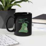 Making Memories With You Black Glossy Mug