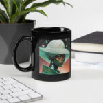 Mystic Night Beyond Style Black Glossy Mug