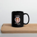 I Love Looking Those Beautiful Eyes Black Glossy Mug