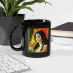 NS 972 Black Glossy Mug