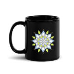 Golden Mandala Enchantment Black Mug