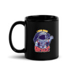 Cosmic Dreams Black Glossy Mug