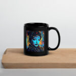 Creative Canvas Black Glossy Mug