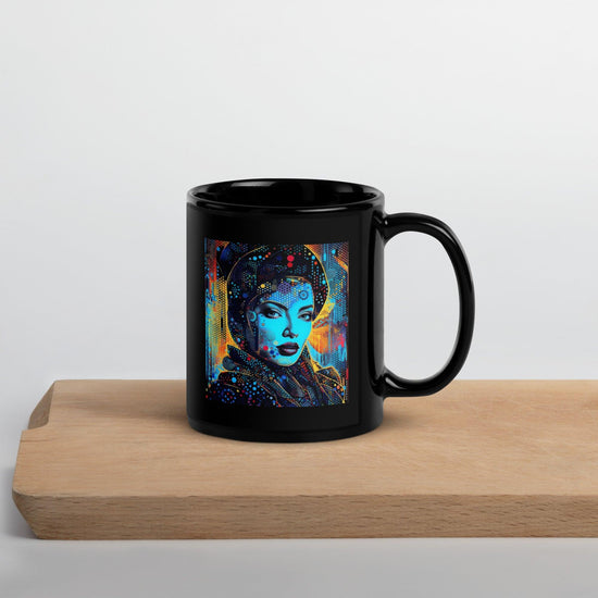 Creative Canvas Black Glossy Mug