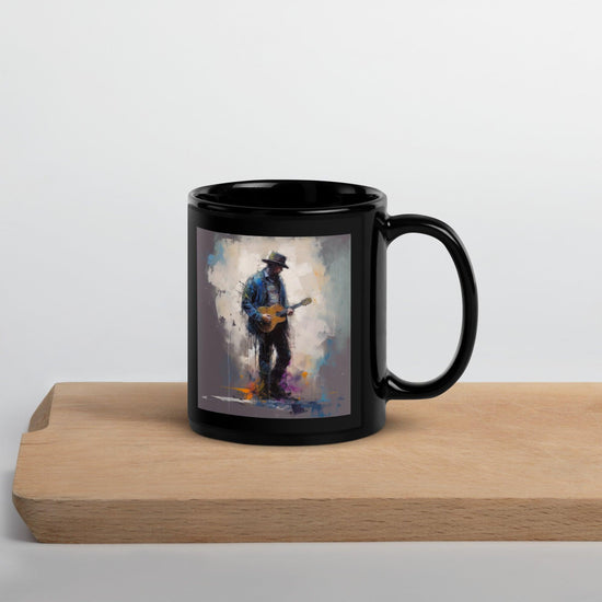 Fingerstyle Fusion Black Glossy Mug