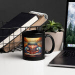 Freedoms Finest Black Glossy Mug