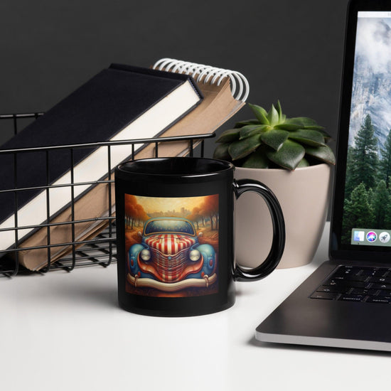Freedoms Finest Black Glossy Mug
