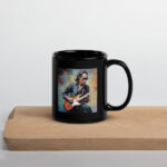 Fretboard Fury Black Glossy Mug