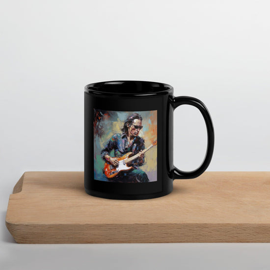 Fretboard Fury Black Glossy Mug