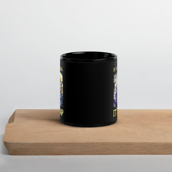 If It Ain't Metal It's Crap Black Glossy Mug