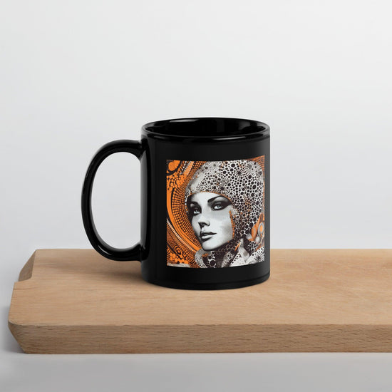 Pencil Ponderings Black Glossy Mug