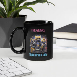 The Genre That Never Dies Black Glossy Mug