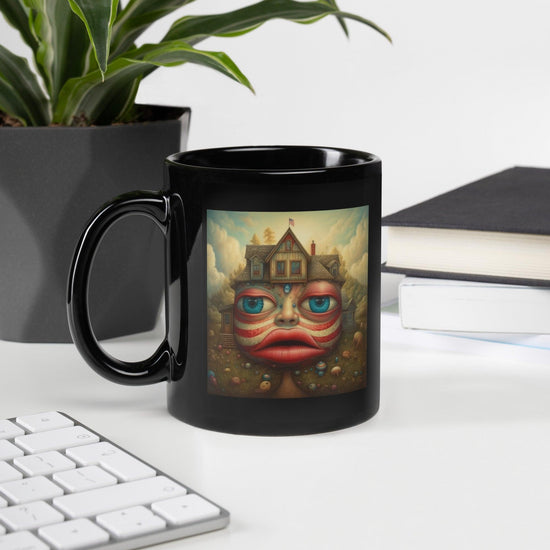 United We Thrive Black Glossy Mug