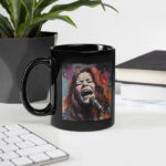 Vibrant Visions Black Glossy Mug